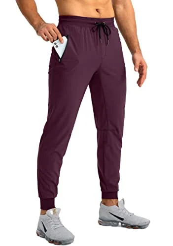 Men's Joggers, Wine