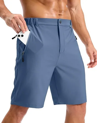 Men's 5-Inch Golf Shorts, Haze Blue