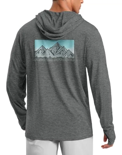 Men's Sun Hoodie II, Charcoal