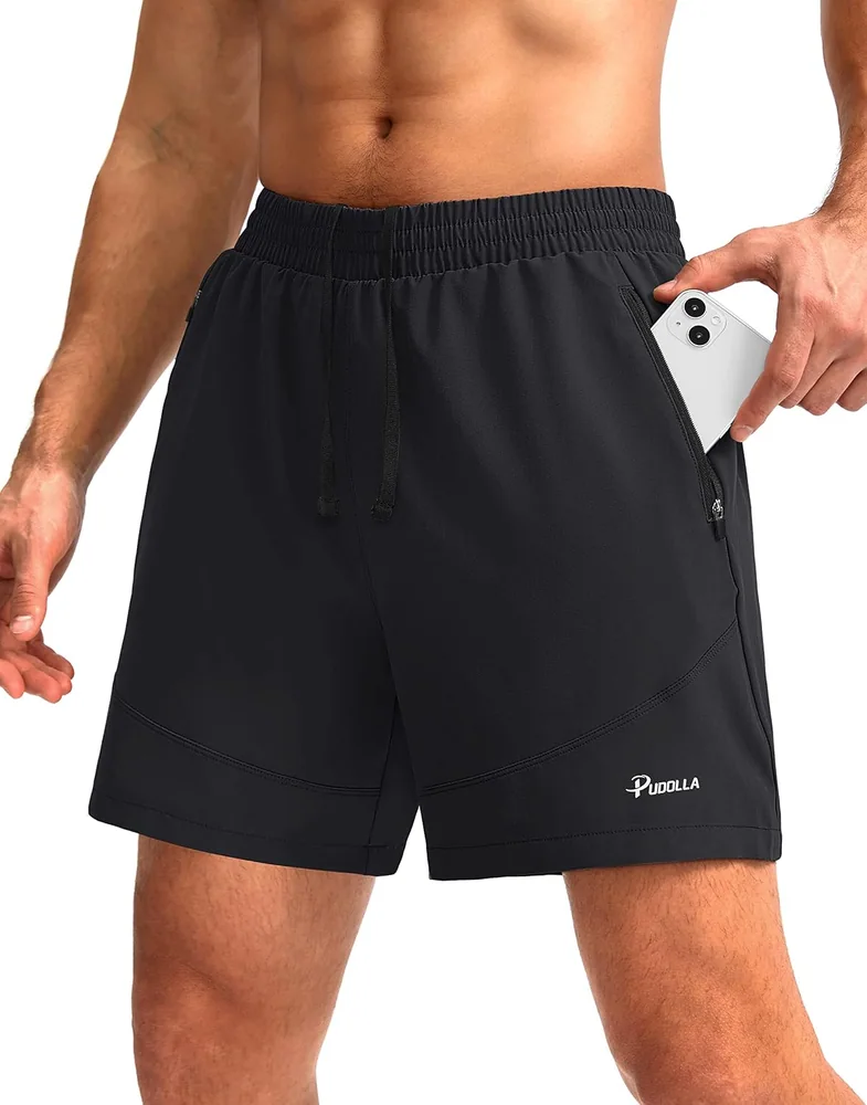 Men's 5-Inch Running Shorts IV, Black