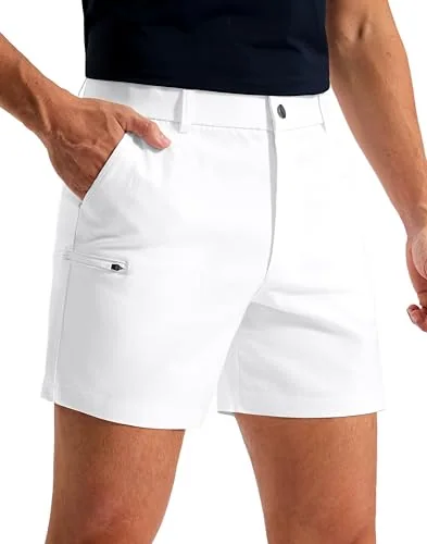 Men's 9-Inch Golf Shorts II, White