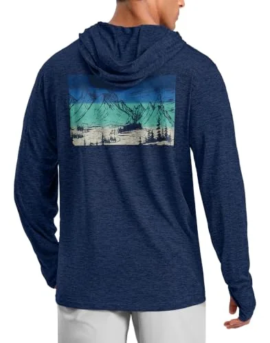 Men's Sun Hoodie II, Navy