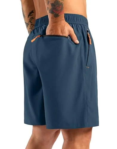 Men's Hiking Shorts, Grey Blue