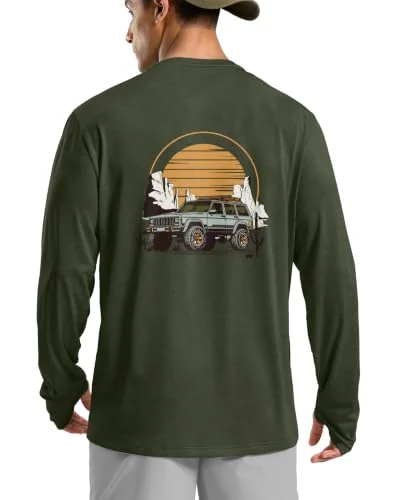 Men's Long-Sleeve Sun Shirt II, Olive Green