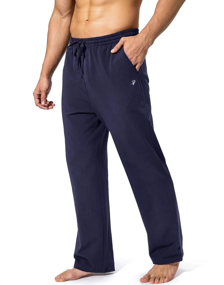 Men's Cotton Sweatpants, Navy Blue