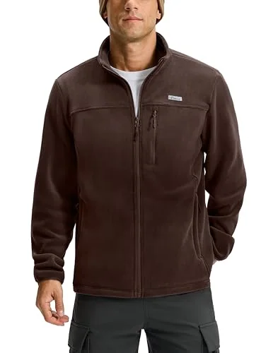 Men's Fleece Jacket, Coffee