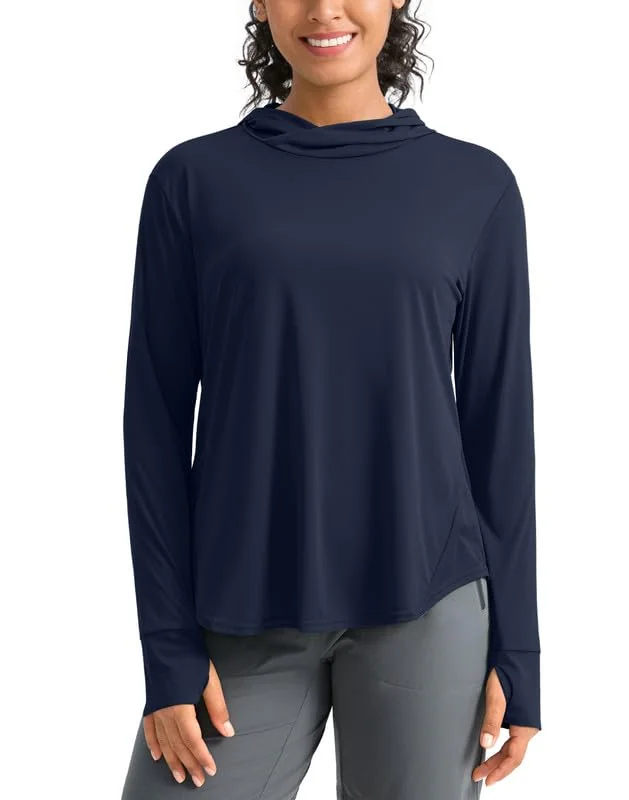 Women's Sun Hoodie, Navy