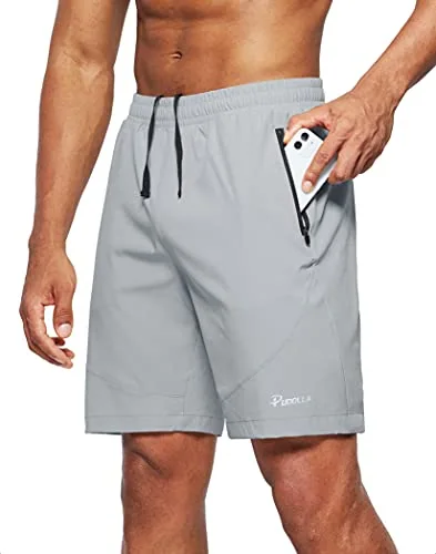 Men's 7-Inch Running Shorts III, Light Grey