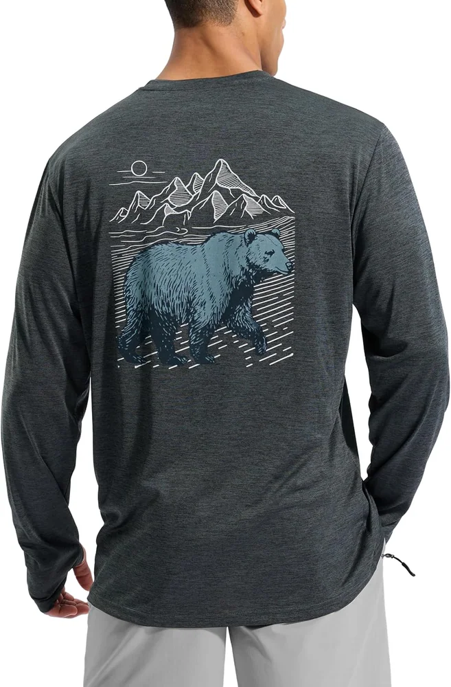 Men's Long-Sleeve Sun Shirt II, Grey