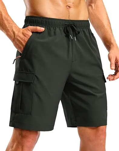 Men's 9-Inch Cargo Shorts II, Army Green