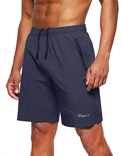 Men's 7-Inch Running Shorts III, Navy Blue