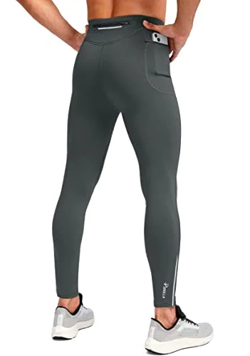 Men's Running Tights, Dark Grey