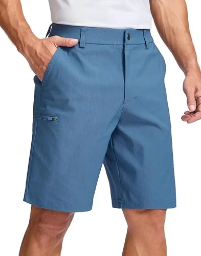 Men's 9-Inch Golf Shorts II, Slate Blue