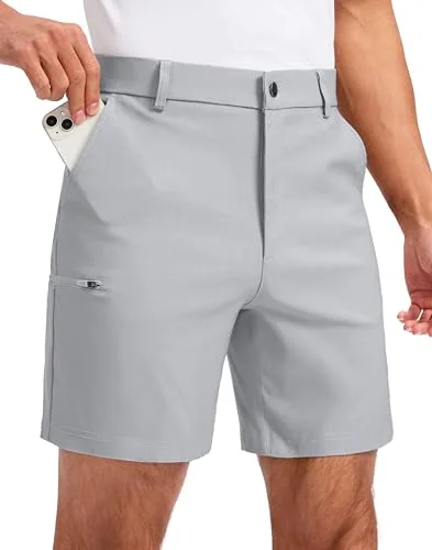 Men's 9-Inch Golf Shorts II, Light Grey