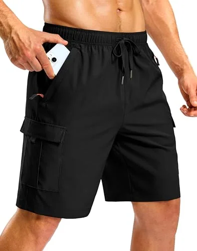 Men's 9-Inch Cargo Shorts II, Black