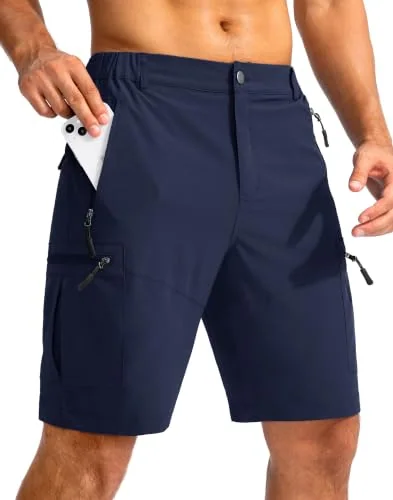 Men's 9-Inch Cargo Shorts, Navy