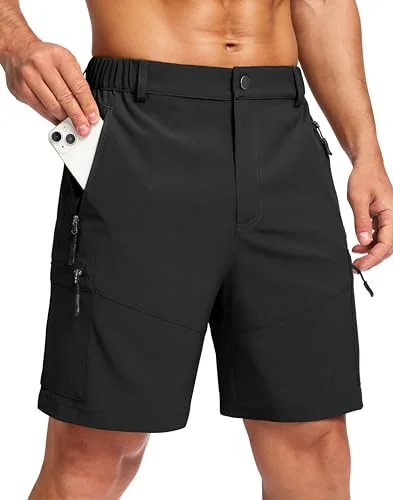 Men's 7-Inch Cargo Shorts, Black