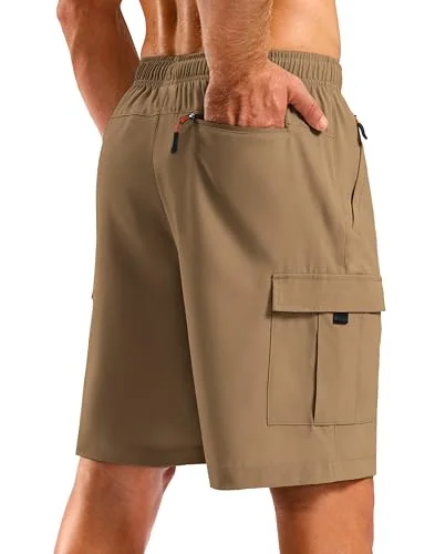 Men's 9-Inch Cargo Shorts II, Dark Khaki