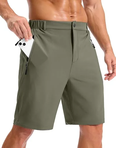 Men's 5-Inch Golf Shorts, Sage Green