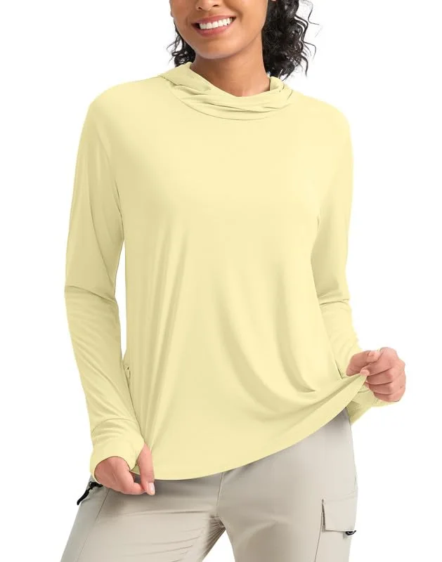 Women's Sun Hoodie, Light Yellow