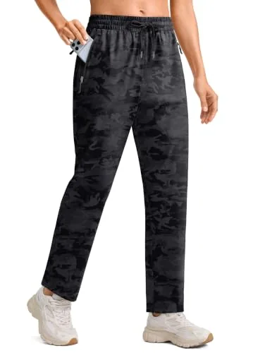 Women's Sweatpants, Black Camo B