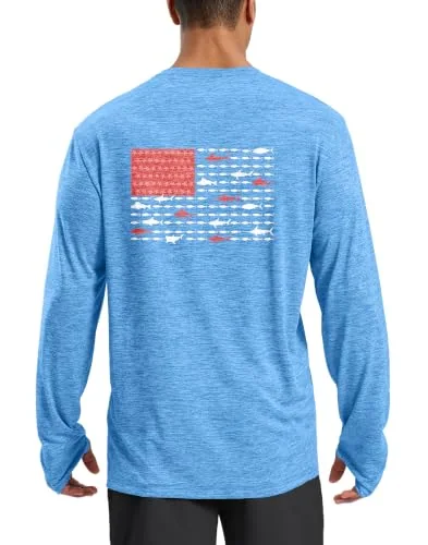 Men's Long-Sleeve Sun Shirt II, Sky Blue