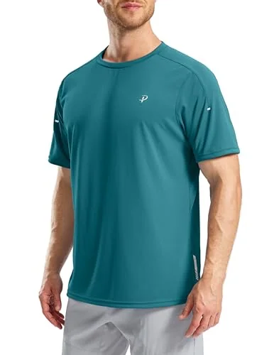 Men's Running Tee, Harbor Blue