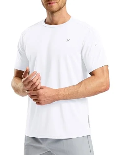 Men's Running Tee, White