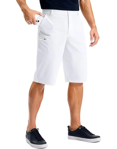 Men's 11-Inch Golf Shorts, White
