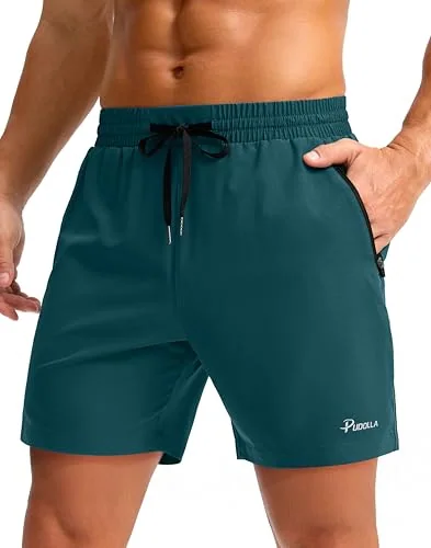 Men's Running Shorts III, Deep Green